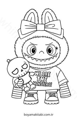 Karışık boyama sayfası – el becerilerini geliştirir, boyama çalışması