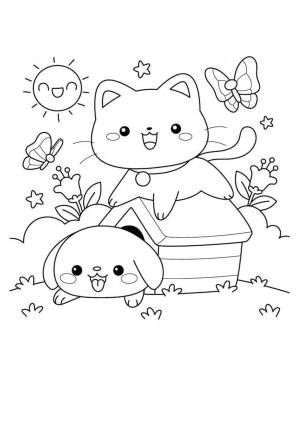 Karışık boyama sayfası, Mixed coloring page, , 