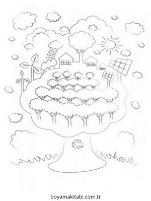 Karışık boyama sayfası – ücretsiz yazdır, boyama etkinliği