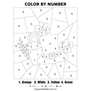 Karışık boyama sayfası – renkli çizimler, okul öncesi