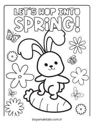 Karışık boyama sayfası – çizgi film temalı, basit çizim