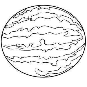 Karpuz boyama sayfası,  coloring page, Temel Karpuz, 