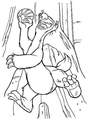 Karpuz boyama sayfası,  coloring page, Sid karpuz Tutarken Yakalandı, 