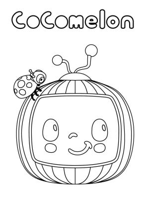 Karpuz boyama sayfası,  coloring page, Hindistancevizi, 