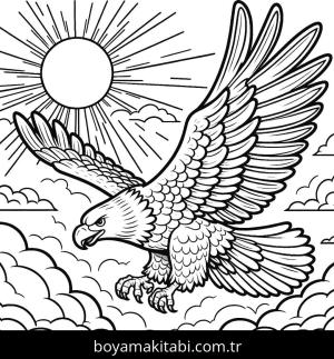 Kartal boyama sayfası,  coloring page, , 23)