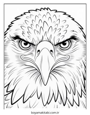 Kartal boyama sayfası – ücretsiz yazdır, boyama etkinliği