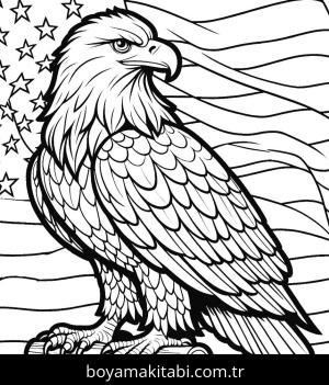 Kartal boyama sayfası,  coloring page, , 16)