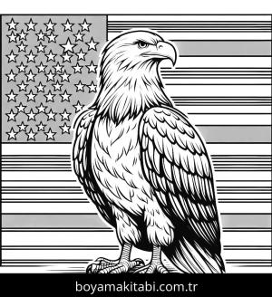 Kartal boyama sayfası,  coloring page, , 2)