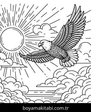 Kartal boyama sayfası,  coloring page, , 20)