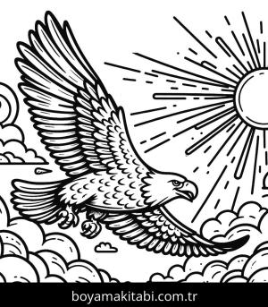 Kartal boyama sayfası,  coloring page, , 18)