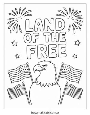 Kartal boyama sayfası – eğlenceli etkinlik, el becerilerini geliştirir