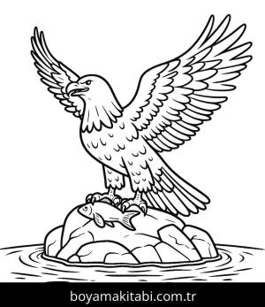 Kartal boyama sayfası,  coloring page, , 14)