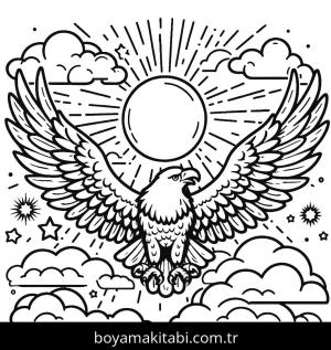 Kartal boyama sayfası,  coloring page, , 10)