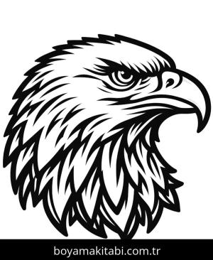 Kartal boyama sayfası,  coloring page, , 3)