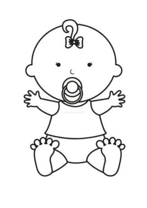 Kawaii boyama sayfası,  coloring page, Bebek Kawaii, 