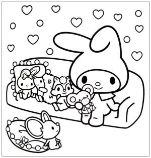 Kawaii boyama sayfası,  coloring page, Iyi Kawaii, 