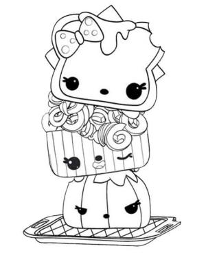 Kawaii boyama sayfası,  coloring page, Hoş Kawaii, 