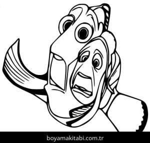 Kayıp Balık Nemo boyama sayfası – çocuk aktivitesi, PDF indir