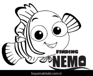 Kayıp Balık Nemo boyama sayfası – PDF indir, sevimli karakter