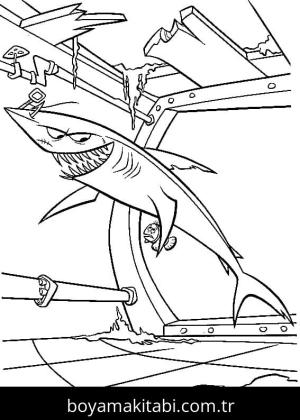 Kayıp Balık Nemo boyama sayfası – okul öncesi, evde etkinlik