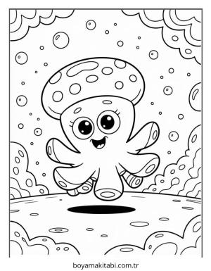 Kayıp Balık Nemo boyama sayfası – PDF indir, sevimli karakter