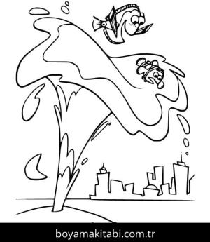 Kayıp Balık Nemo boyama sayfası – eğitici aktivite, yaratıcılık