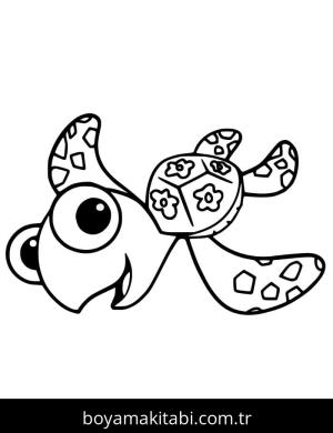 Kayıp Balık Nemo boyama sayfası – PDF indir, sevimli karakter