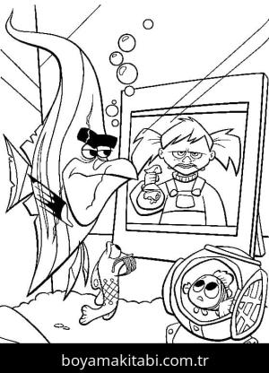 Kayıp Balık Nemo boyama sayfası – evde etkinlik, ücretsiz yazdır