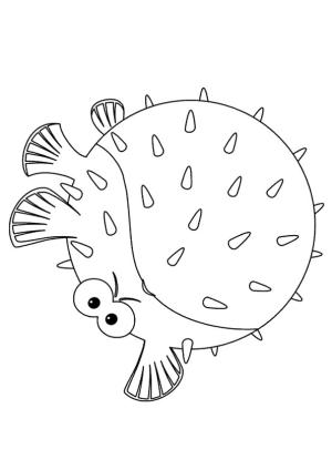 Kayıp Balık Nemo boyama sayfası,  coloring page, Şişkinlik, 