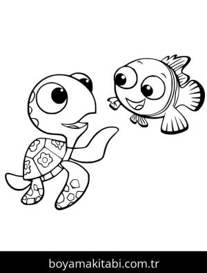 Kayıp Balık Nemo boyama sayfası – ücretsiz yazdır, boyama etkinliği