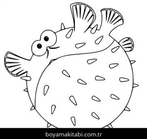 Kayıp Balık Nemo boyama sayfası – boyama çalışması, yaratıcılığı geliştirir