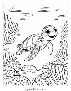 Kayıp Balık Nemo boyama sayfası – keyifli zaman, renkli çizimler