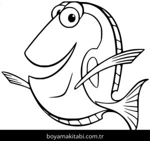 Kayıp Balık Nemo boyama sayfası – eğlenceli etkinlik, el becerilerini geliştirir