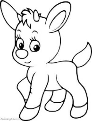 Keçi boyama sayfası, Goat coloring page, Chibi Keçi Kawaii, 