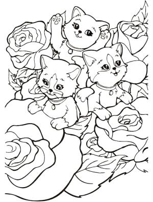 Kedi Yavrusu boyama sayfası,  coloring page, Yavru Kediler Ücretsiz, 