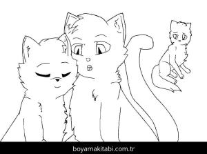 Kedi boyama sayfası – eğlenceli etkinlik, el becerilerini geliştirir