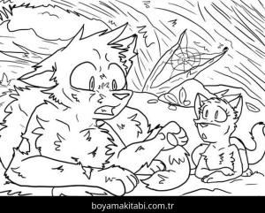 Kedi boyama sayfası – yaratıcılığı geliştirir, keyifli zaman