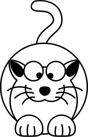 Kedi boyama sayfası, Cat coloring page, , Cats Kitty Cat