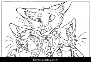 Kedi boyama sayfası – sevimli karakter, sanatsal çalışma