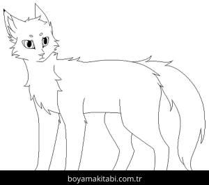 Kedi boyama sayfası – PDF indir, sevimli karakter