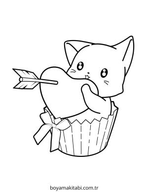 Kedi boyama sayfası – yaratıcılık, eğlenceli etkinlik