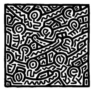 Keith Haring boyama sayfası,  coloring page, Keith Haring’in fotoğrafı, 