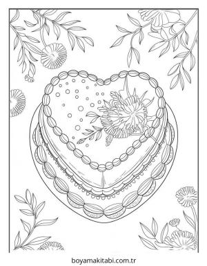 Kek boyama sayfası – yaratıcılığı geliştirir, keyifli zaman