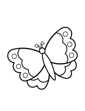 Kelebek boyama sayfası,  coloring page, Çizim Kelebek, 