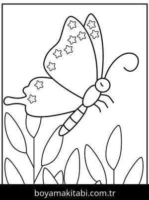 Kelebek boyama sayfası,  coloring page, , 11)