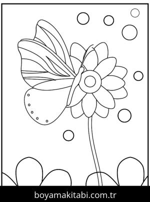 Kelebek boyama sayfası,  coloring page, , 2)