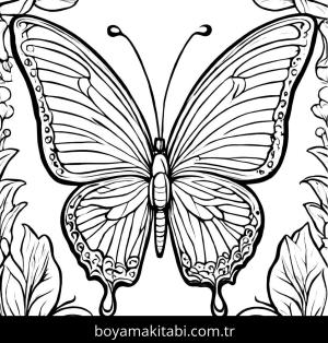 Kelebek boyama sayfası,  coloring page, , 26)