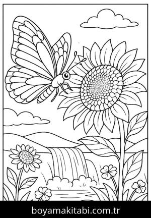 Kelebek boyama sayfası,  coloring page, , 16)