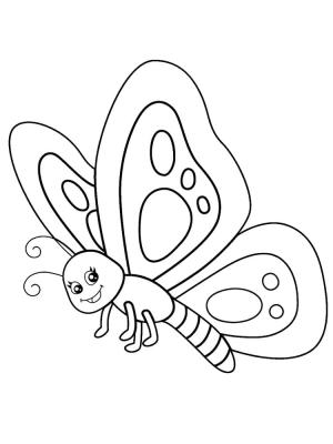 Kelebek boyama sayfası,  coloring page, Güzel Kelebek Çizimi, 