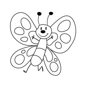 Kelebek boyama sayfası,  coloring page, Kelebek ücretsiz Fotoğraf, 